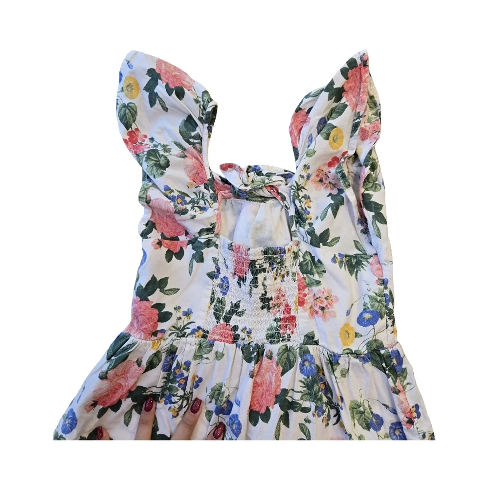 Old Navy Flutter-Sleeve Fit & Flare Midi Dress for Girls Size: L